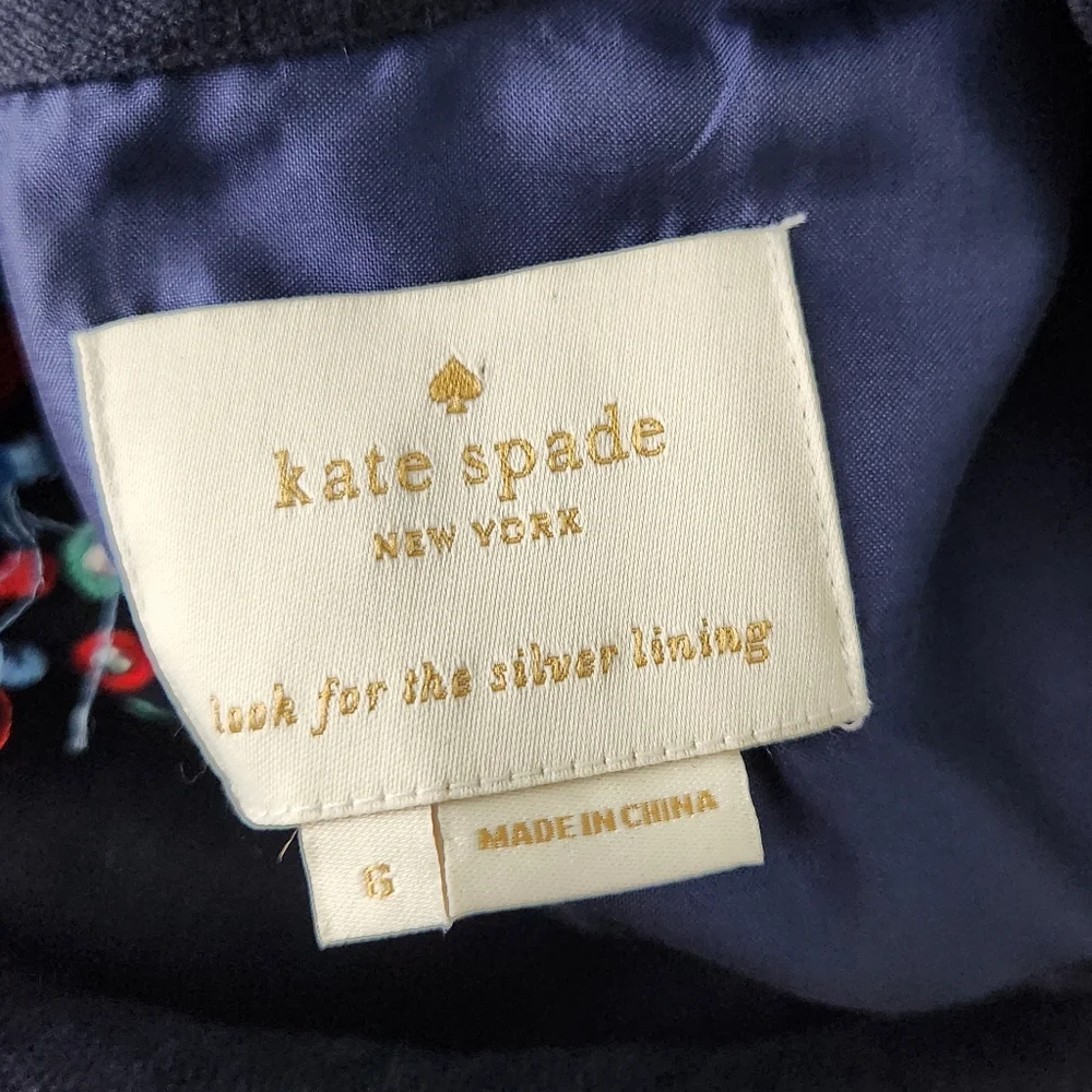Kate Spade Embellished Sleeveless Mini Dress